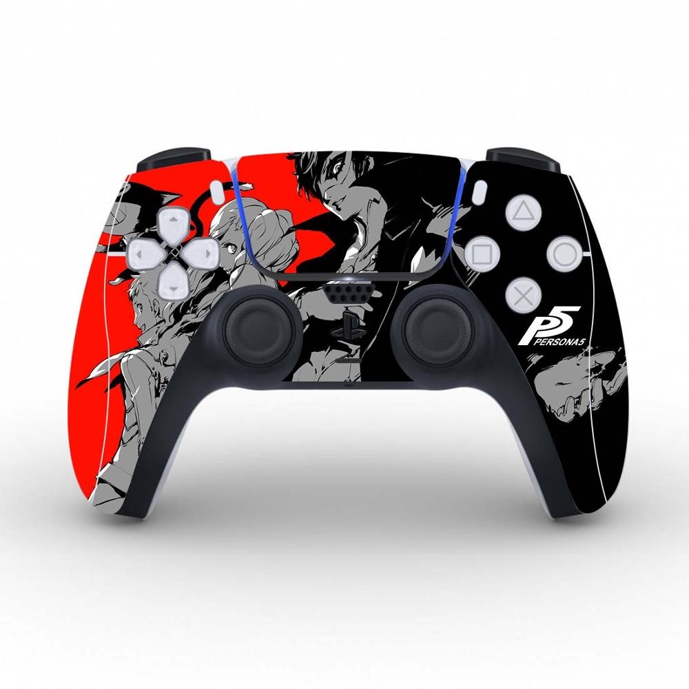 Persona 5 P5 Protective Cover Sticker For PS5 Controller Skin For Playstation 5 Gamepad Decal PS5 Skin Sticker Vinyl