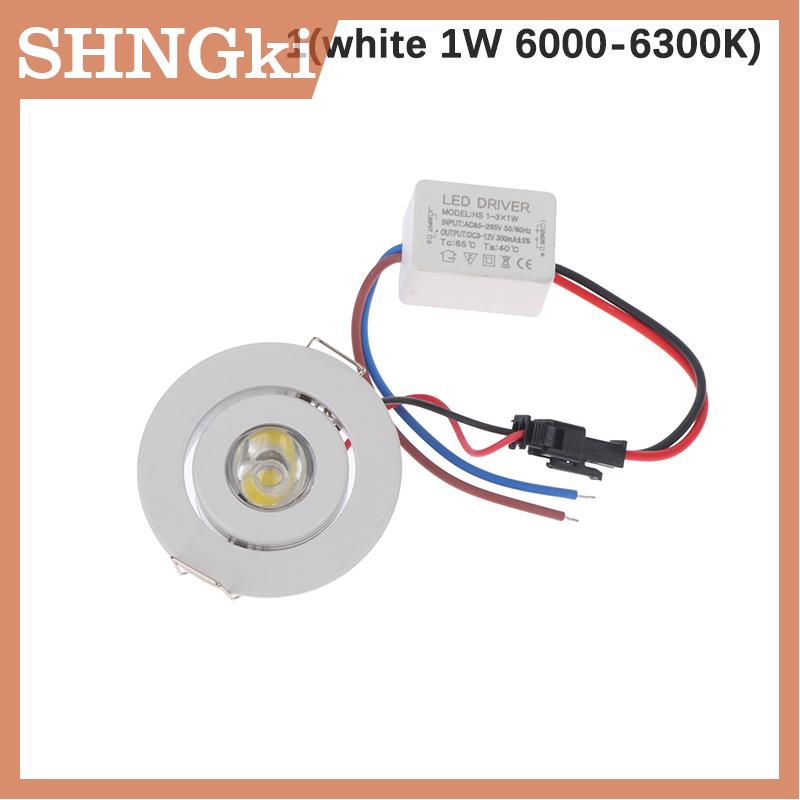 SHNGki Mini LED xuống ánh sáng 3W 1W Dimmable ánh sáng tại chỗ đèn đèn trần ánh sáng