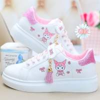 ZEEMIN Sanrioed My Melody Girls Shoes Non Slip Net Shoes Cartoon Board Shoes Kuromi Sports Shoes Breathable Lightweight Cute Sneakers