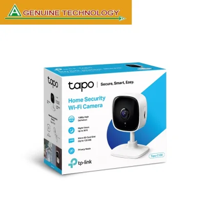 TP-LINK Tapo C100 CCTV 1080P Full HD Wireless Home Security IP Camera