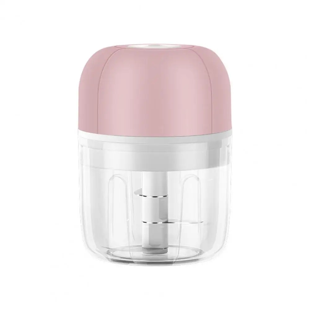 100ml/250ml điện tỏi Chopper công tắc bấm ABS Mini hành tây hạt tiêu Máy sơ chế thực phẩm Máy xay sinh tố tiện ích nhà bếp