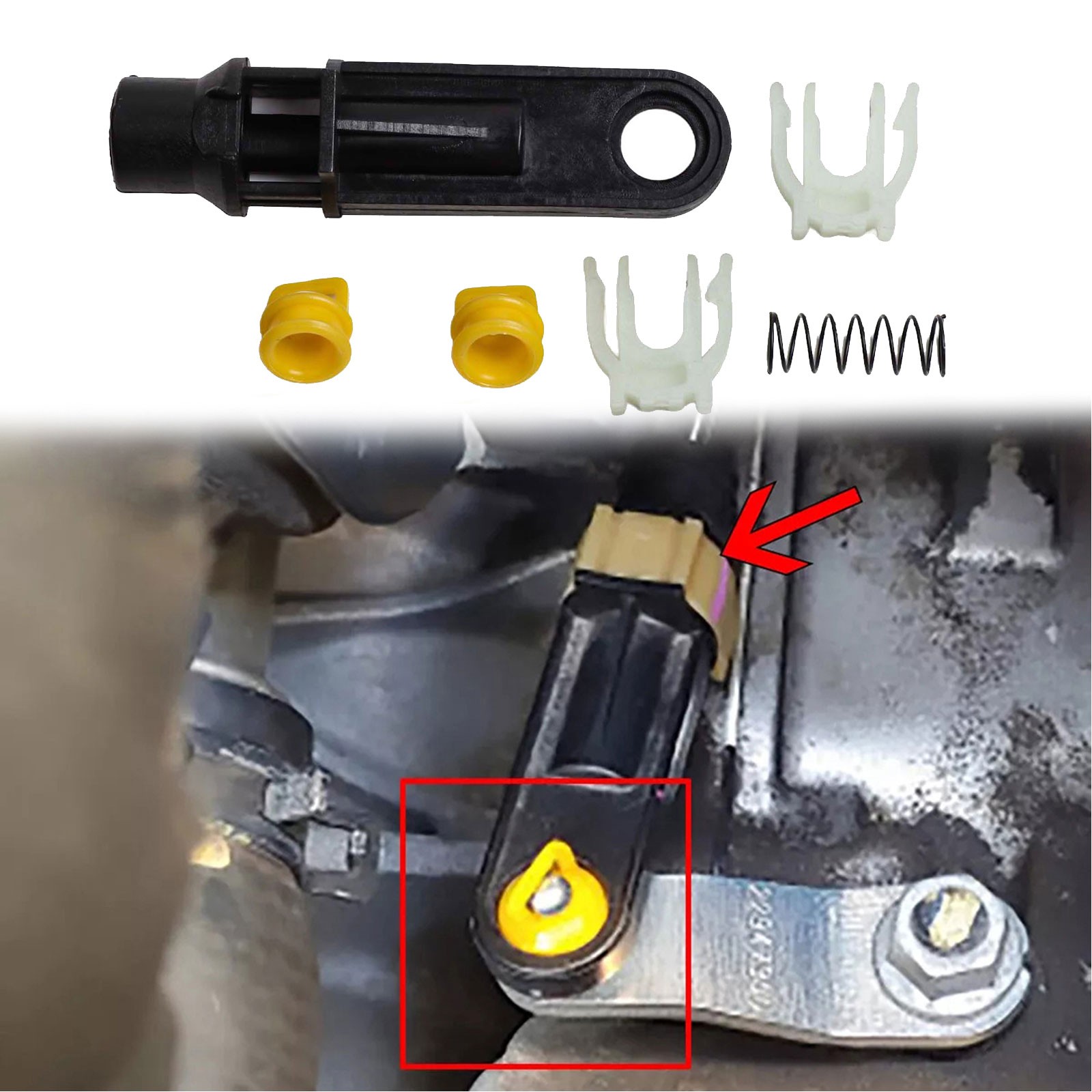 [Phong cách thời trang tự động] Móc Khóa ỐNg Lót Cáp chuyển đổi vừa vặn chính xác cho xe Chevy 52855956ag