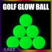 JUNLIi Glow Golf Balls - 5 Pack for Night Play