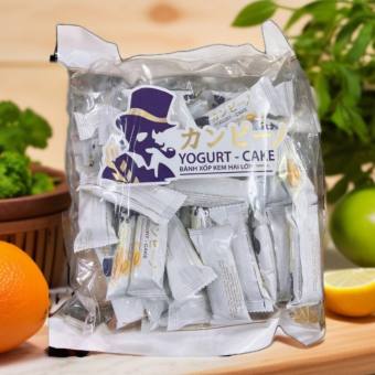 Bánh Sữa Chua YOGURT CAKE Bánh Xốp Kem Hai Lớp Túi 400g