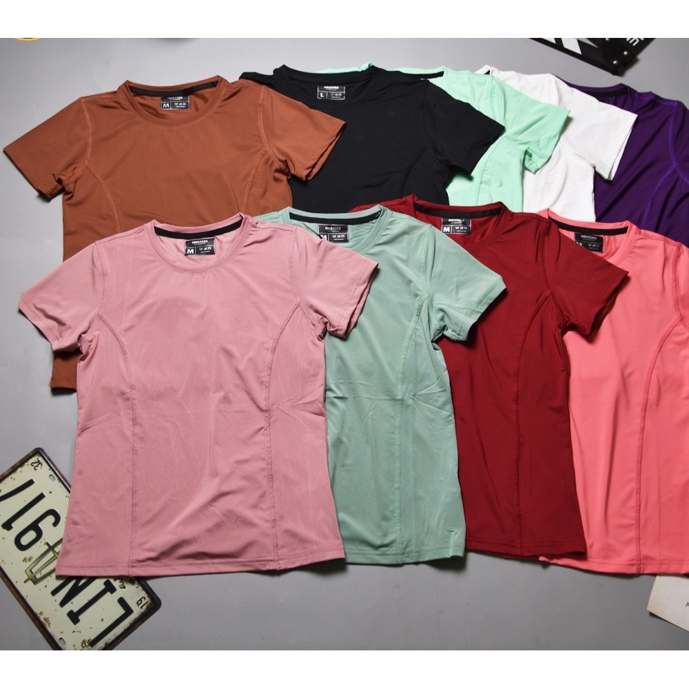 Áo Thun Thể Thao Nữ Tập Gym, Yoga Chất Thun Cotton Lạnh Thấm Hút Mồ Hôi, Thoải Mái Hoạt Động Mặt Ở Nhà Đều Được