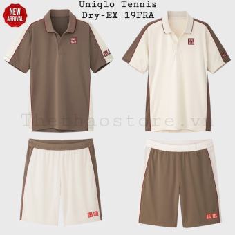 Bộ Quần Áo Thể Thao Nam Uniqlo Tennis Roger Federer Doha Open