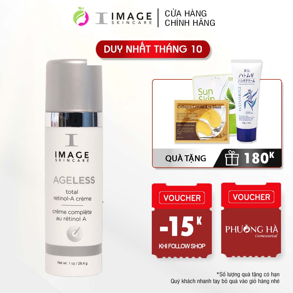 Kem cải thiện da lão hoá nặng và nhiều nếp nhăn IMAGE Skincare Ageless Total Retinol-A Crème 28.4g