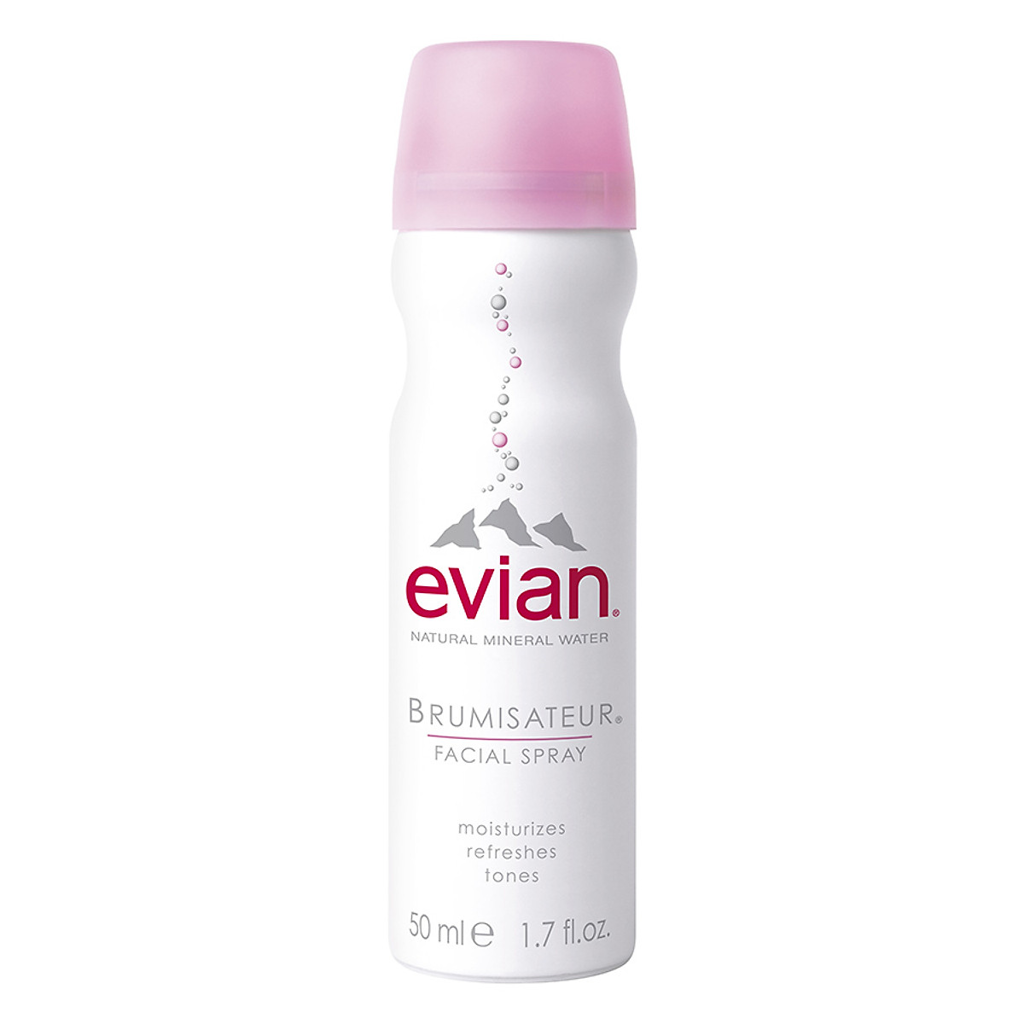 Xịt khoáng cấp ẩm và làm dịu da Evian uvfacial spray chai 50ml Quà Tặng Mẹ Shop