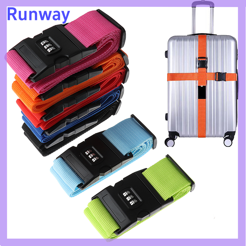 RunwayRendezvous 1 chiếc vali hành lý du lịch khóa an toàn dây đai Đóng gói bằng nylon bền