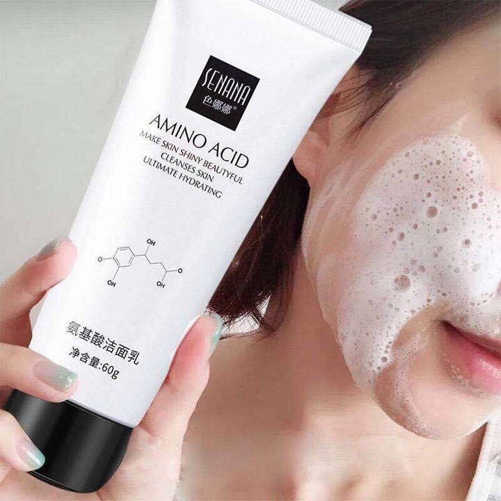 Sữa Rửa Mặt Làm Trắng Da Ngừa Mụn Senana 60g Trẻ Hóa Kiểm Soát Dầu Dưỡng Ẩm Lấy Sạch Bụi Bẩn