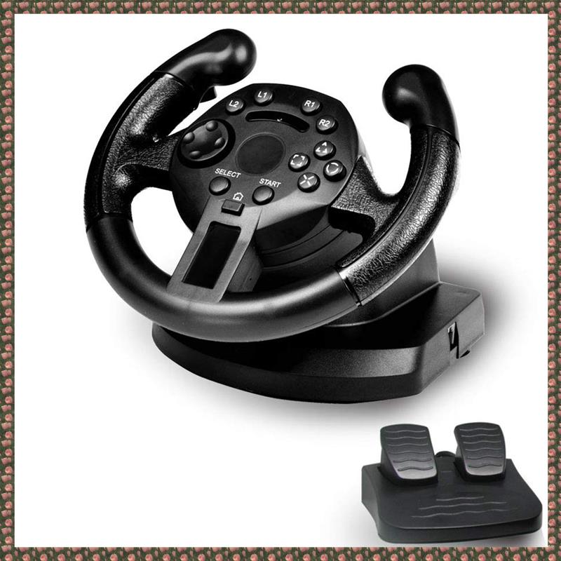 (JPTZ) Game Racing Steering Wheel for /Pc Steering Wheel Vibration Joysticks Remote Controller Imula