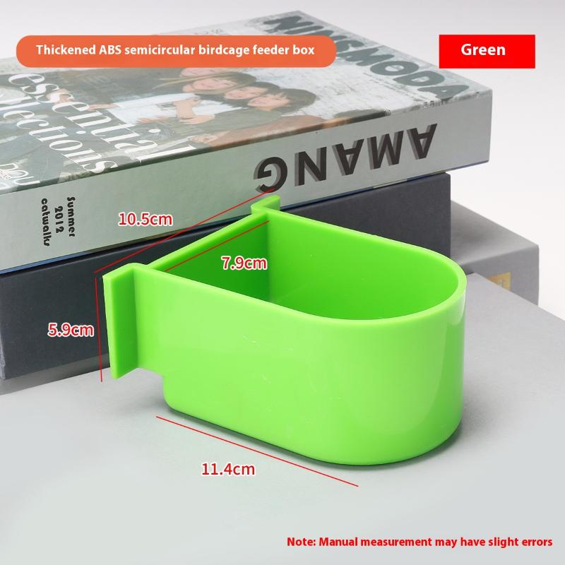 [HUSTOM] COD Công suất lớn chim trung chuyển Hộp chống giật gân chim thực phẩm quả bền Vẹt ăn hộp cho chim vừa nhỏ - 7