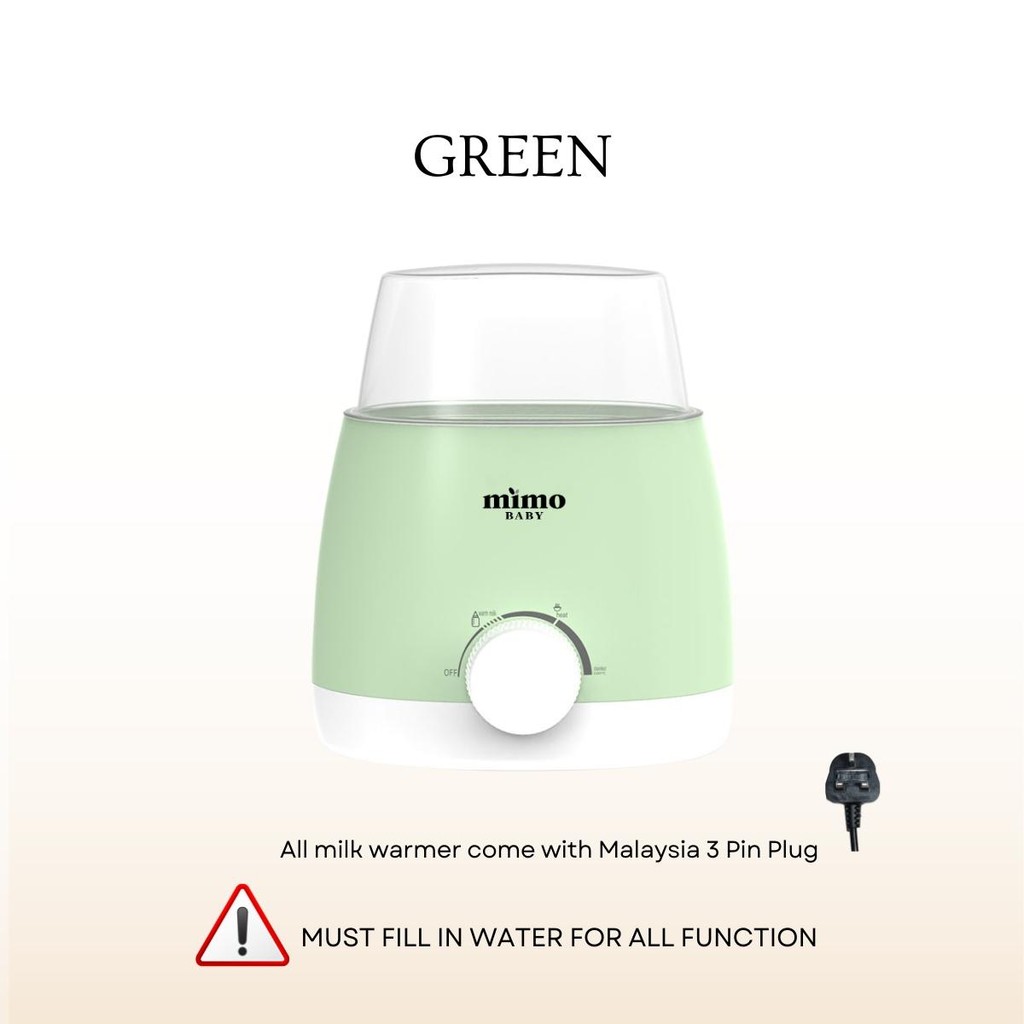 Mimo Nordic Milk Warmer & Sterilizer | Compact Size | High Temperature Sterilization