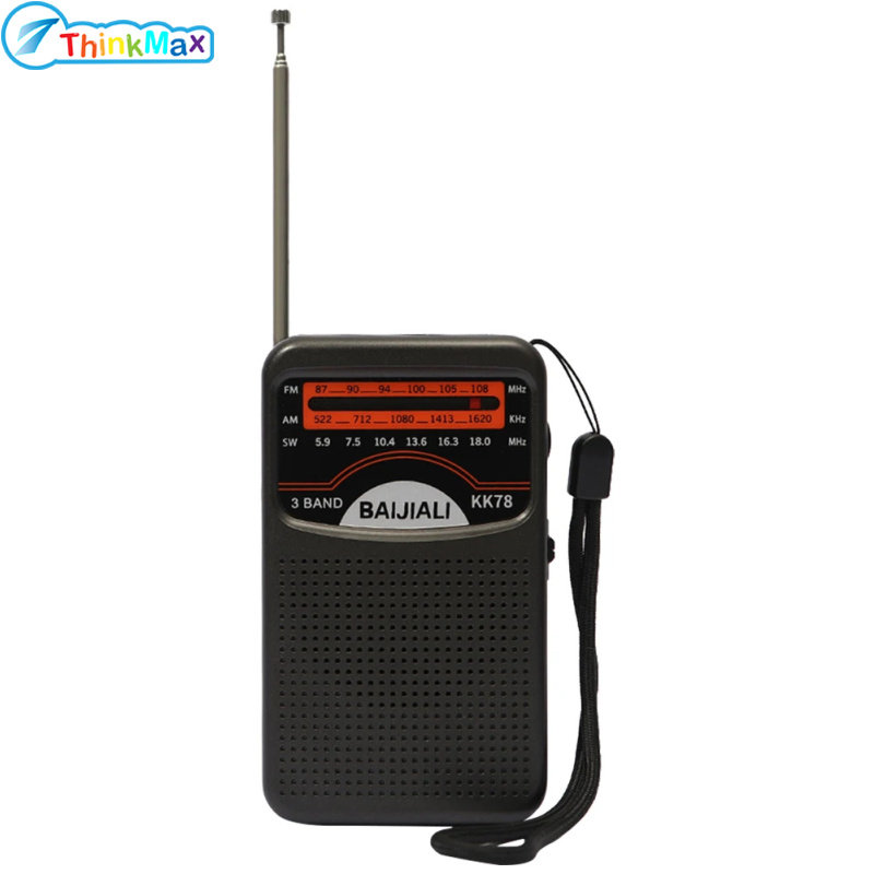 KK78 AM FM SW Radio Battery Operated Portable Longest Lasting Pocket Radio With Telescopic Antenna Radios Player 3 Band Mini Radio For Senior Walking Indoor Outdoor Emergency Use ราคา 211 บาท*ส่งฟรี