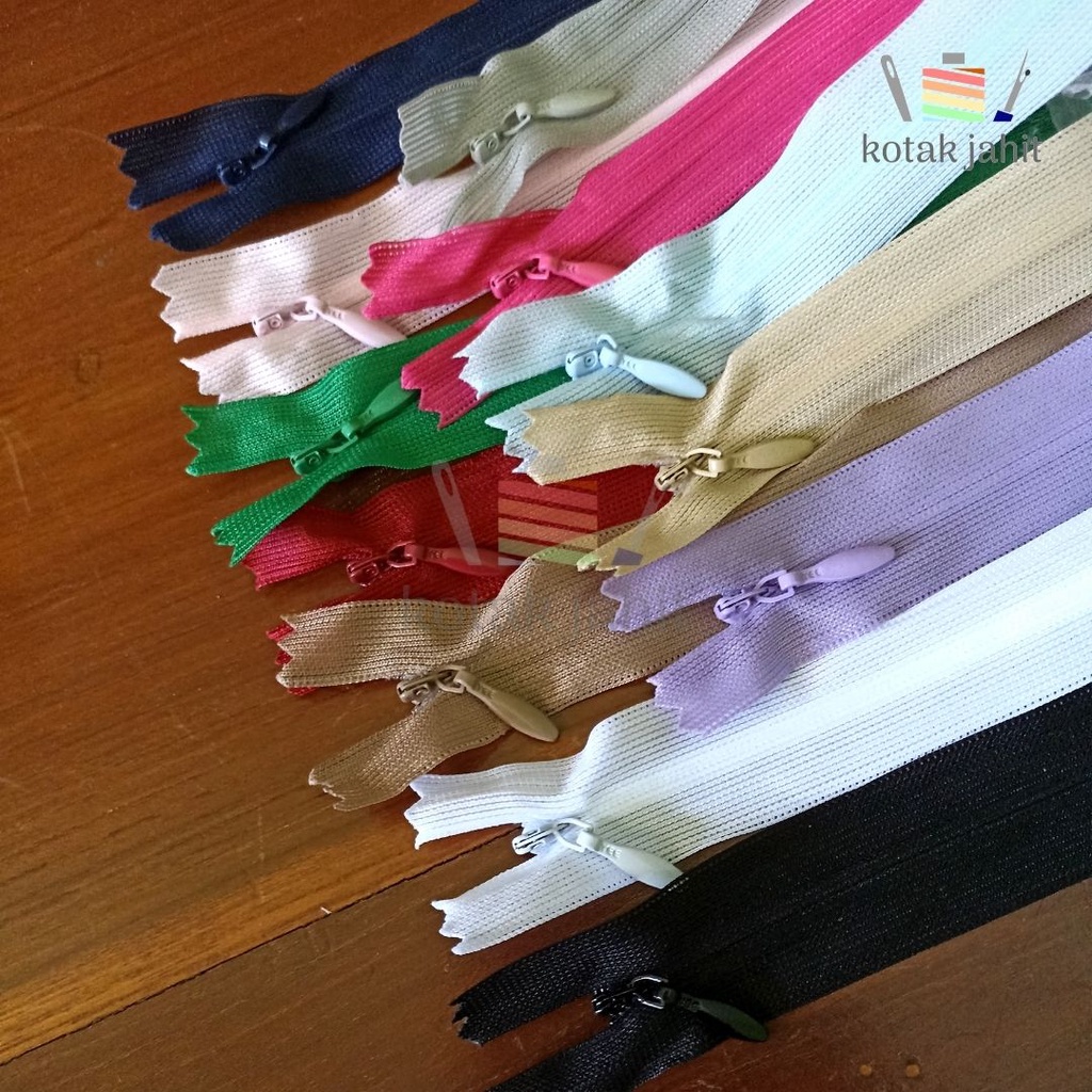 1pcs resleting jepang YEE 20 inch 50cm gamis dress rok rets ritsleting risleting seleting sleting