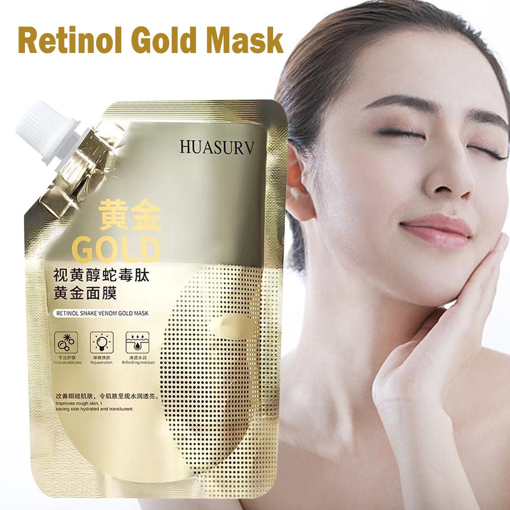Retinol Snake Venom Peptide Gold Mask Moisturizing T8E3 Care Anti-aging Clear Control Skincare Moisturizing Skin Mask