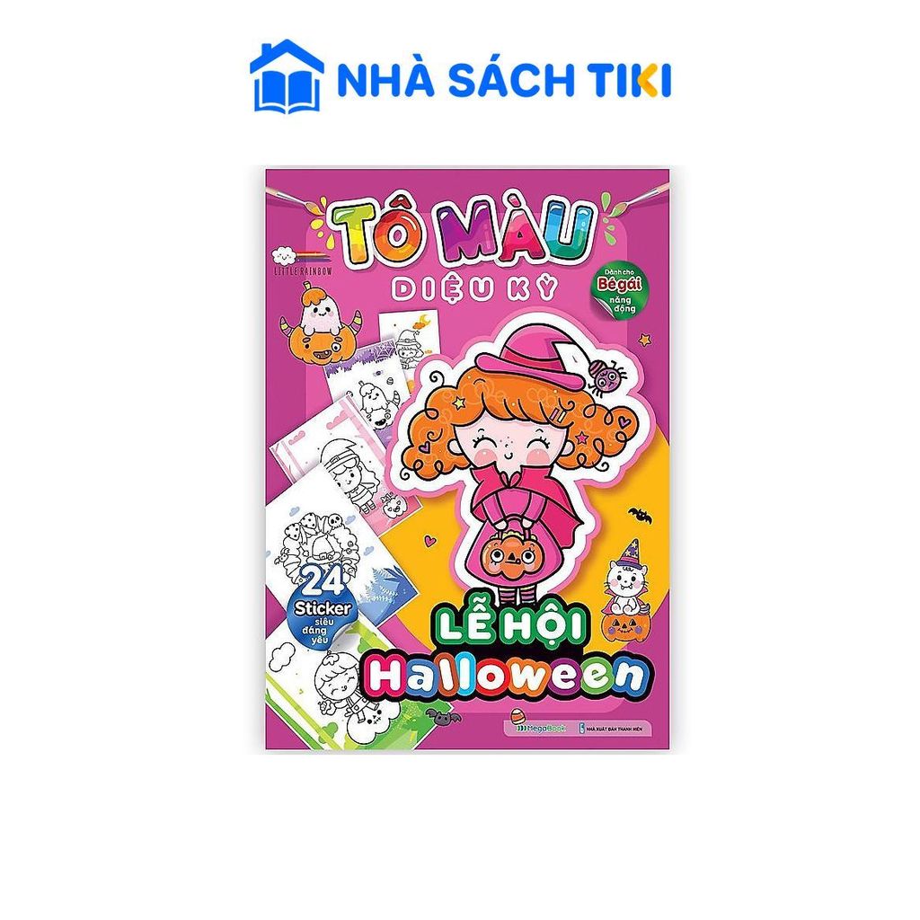 Sách Tô màu diệu kỳ - Lễ hội Halloween - Megabook