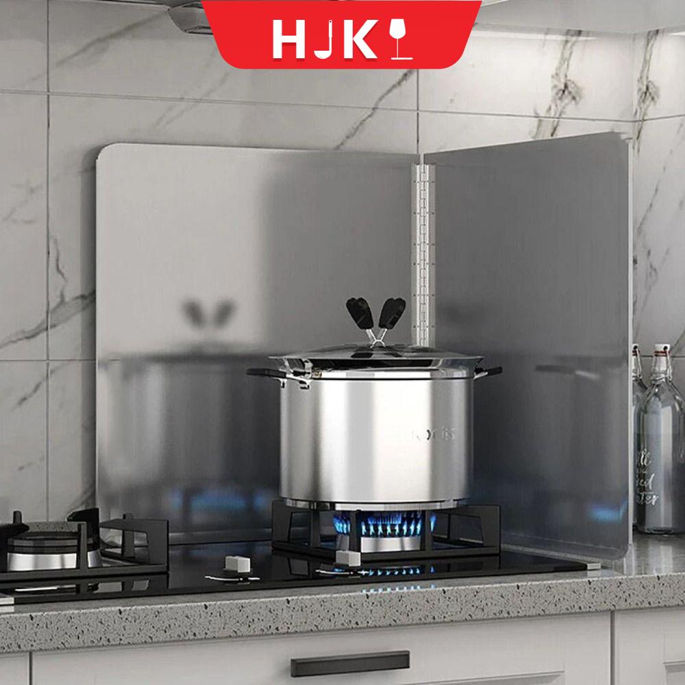 HJKL Có thể gập lại Tấm chắn bắn dầu Chống gió Thép không gỉ Tấm chắn chống văng Tấm chắn dầu Bạc Vách ngăn chống bắn Ngoài trời