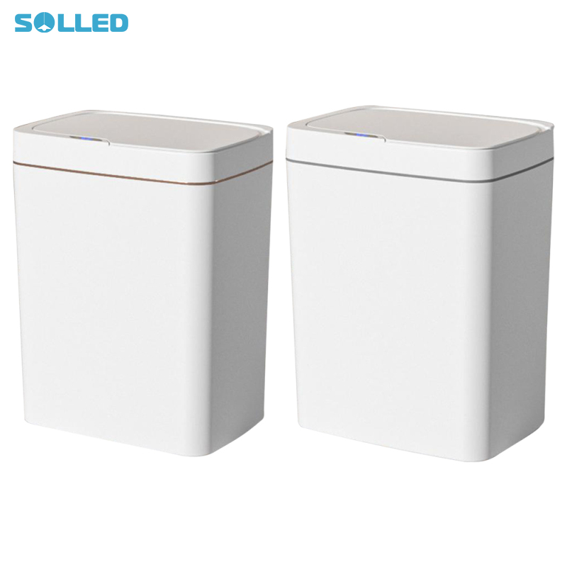 Automatic Trash Can, 4.8 Gallon Touchless Motion Sensor Small Garbage Can With Lid, Smart Electric Waterproof Garbage Bin For Bedroom Office Toilet ราคา 513 บาท*ส่งฟรี