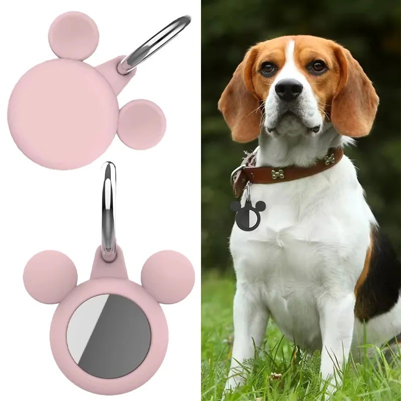 ซิลิโคน Keyfob เข้ากันได้ Apple Air Tag ป้องกันกรณีผู้ถือป้ายอากาศ Tracker อุปกรณ์เสริมรอบหู Air Tag กรณีพวงกุญแจ ราคา 42 บาท*ส่งฟรี