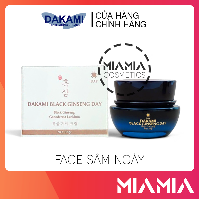 Kem Face Nhân Sâm Dakami Ban Ngày - Face Dakami Black Ginseng Day Chính Hãng 33g