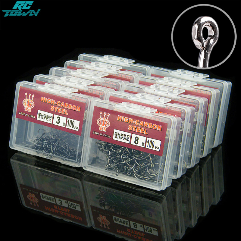 2024New!Fishing Hooks Portable Multi-size High Carbon Steel Fishhook With Barbs Fishing Tackle Accessories For Gifts ราคา 24 บาท*ส่งฟรี