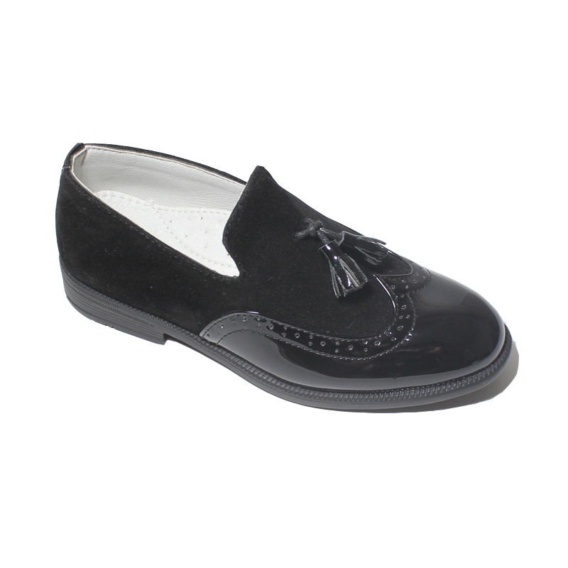 Childrens on sale black loafers