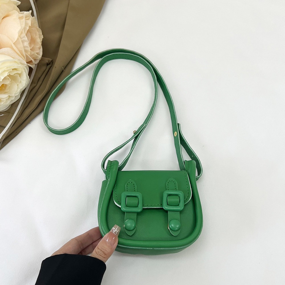 HERWK Màu kẹo Túi yên mini Thanh lịch Da PU Túi vuông nhỏ Túi đeo chéo tiếng Pháp Túi đựng son môi Phụ nữ - 4