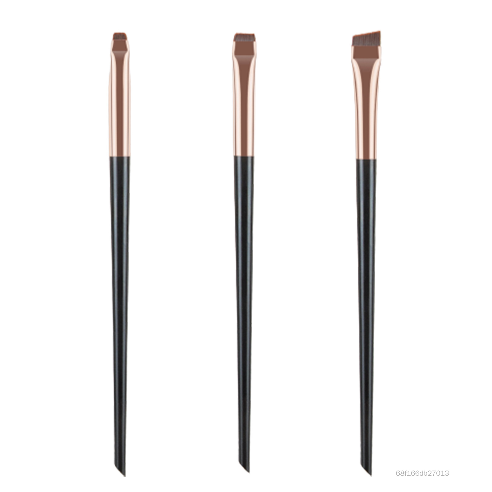 3 cạnh Eyeliner Brush Nghiêng đầu Eyeliner Brush Đường viền Eyeliner Brush Ultra Thin Eyeliner Brush Công cụ trang điểm HGF-VN - 2
