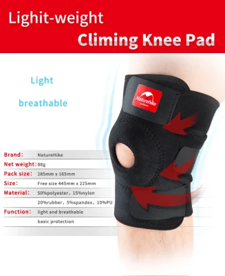 *SG seller* Elastic Knee Support Brace Kneepad Patella Knee Pads Hole Sports Kneepad Safety Guard Strap For Running