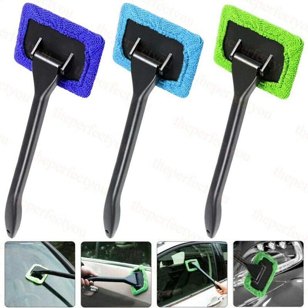 1PC sợi nhỏ mềm kính chắn gió dễ lau chùi gạt nước ô tô sạch làm sạch bụi cửa sổ kính tay cầm dài công cụ bàn chải thuận tiện để sử dụng