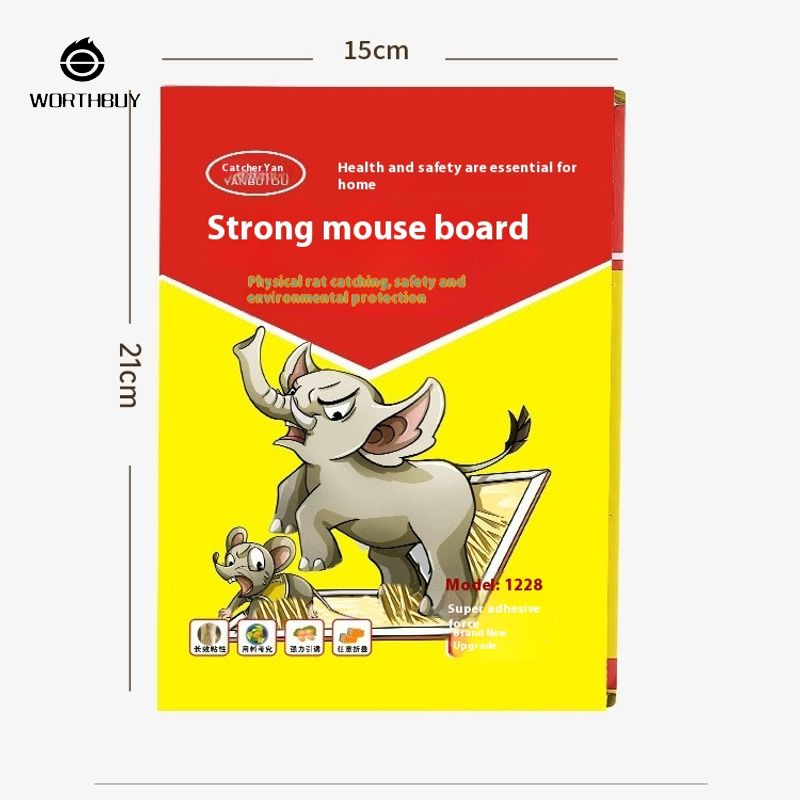 Bẫy chuột Sticker mạnh mẽ deratization Chuột Sticker bẫy chuột Ping lồng mousetrap siêu dán tạo tác hộ gia đình