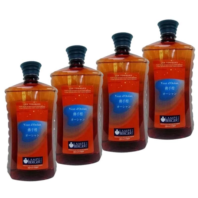 Buy LAMPE BERGER LB ESSENTIAL OIL 1L SET (4 BOTTLES) - OCEANE (佛手柑) Singapore