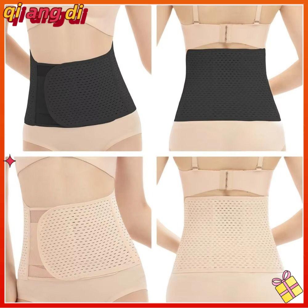 QIANGDI Đàn hồi Đai định hình eo Thắt chặt Thoáng khí Máy định hình cơ thể Thoải mái  Đai định hình cơ thể Phụ nữ