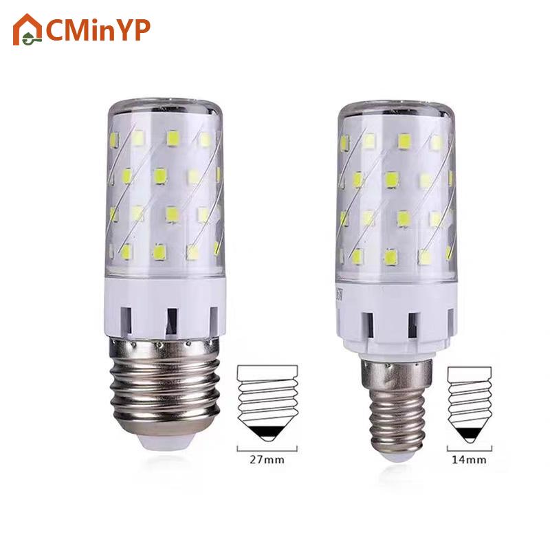 CMinYP โคมไฟข้าวโพด LED 12W แข็งแกร่ง3000K 6000K ที่วางโคมไฟ E14 E27บ้านแสงไฟฉุกเฉิน Bombillas Home ราคา 54 บาท*ส่งฟรี
