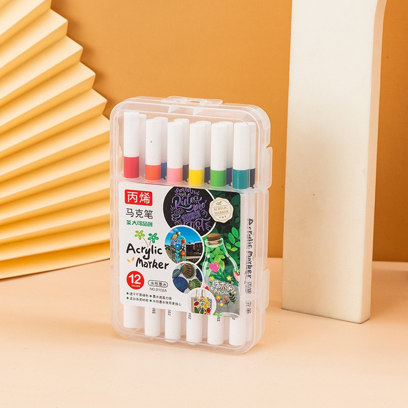 XMDS Bút Bút Đánh Dấu Acrylic 120 màu cho trẻ em nghệ thuật đặc biệt Bút màu nước màu vẽ Acrylic bút