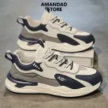 QiaoYiLuo Giày Nam Forrest Gump Giày Thể Thao Da Thật Mùa Thu Cho Nam Giày Thường Ngày Dễ Phối Chạy Bộ