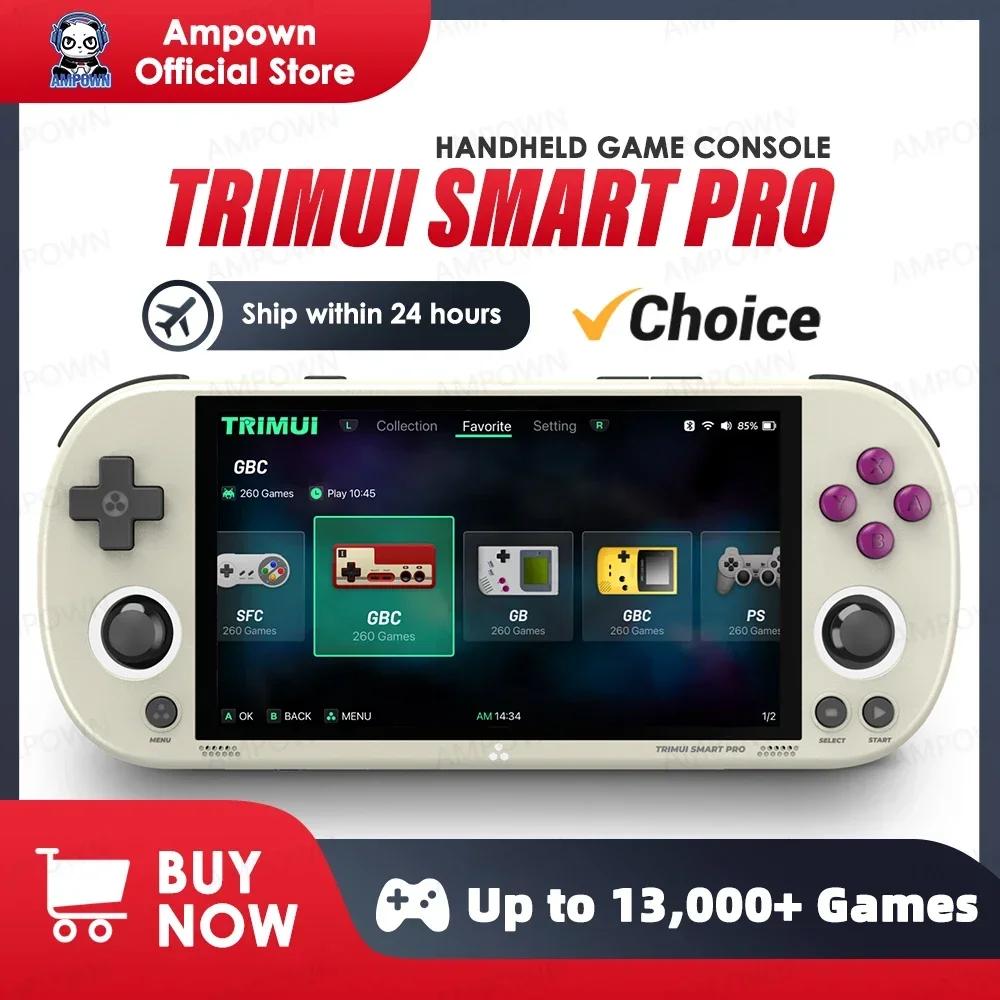 Trimui Smart Pro Handheld Game Console 4.96''IPS Screen Linux System Joystick RGB Lighting Smartpro Retro Video Game Player Gift ราคา 5,051 บาท*ส่งฟรี