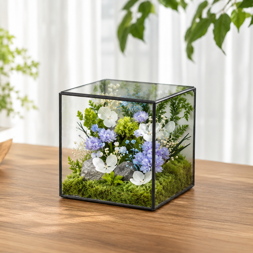 Bể Terrarium Mini - Góc Bình Yên (11x11x11cm)