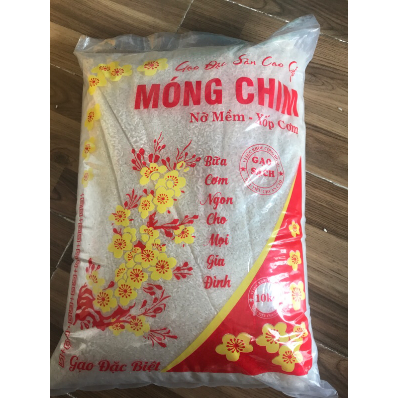 10kg gạo móng chim Nở mềm xốp cơm