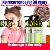 Lice Removal Shampoo - Organic Treatment for Adults & Kids