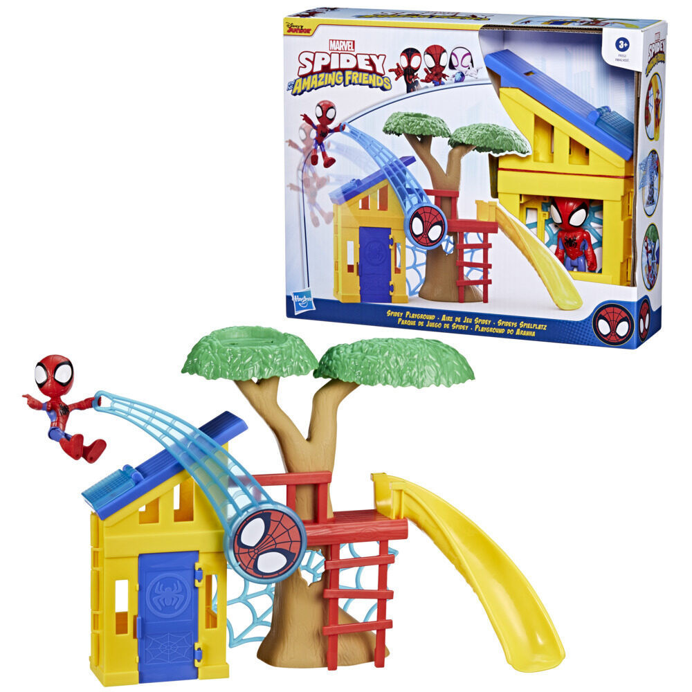 SPIDEY AND HIS AMAZING FRIENDS STARK TOWER SCENE PLAYSET ของเล่น เพลเซ็ต ราคา 997 บาท*ส่งฟรี