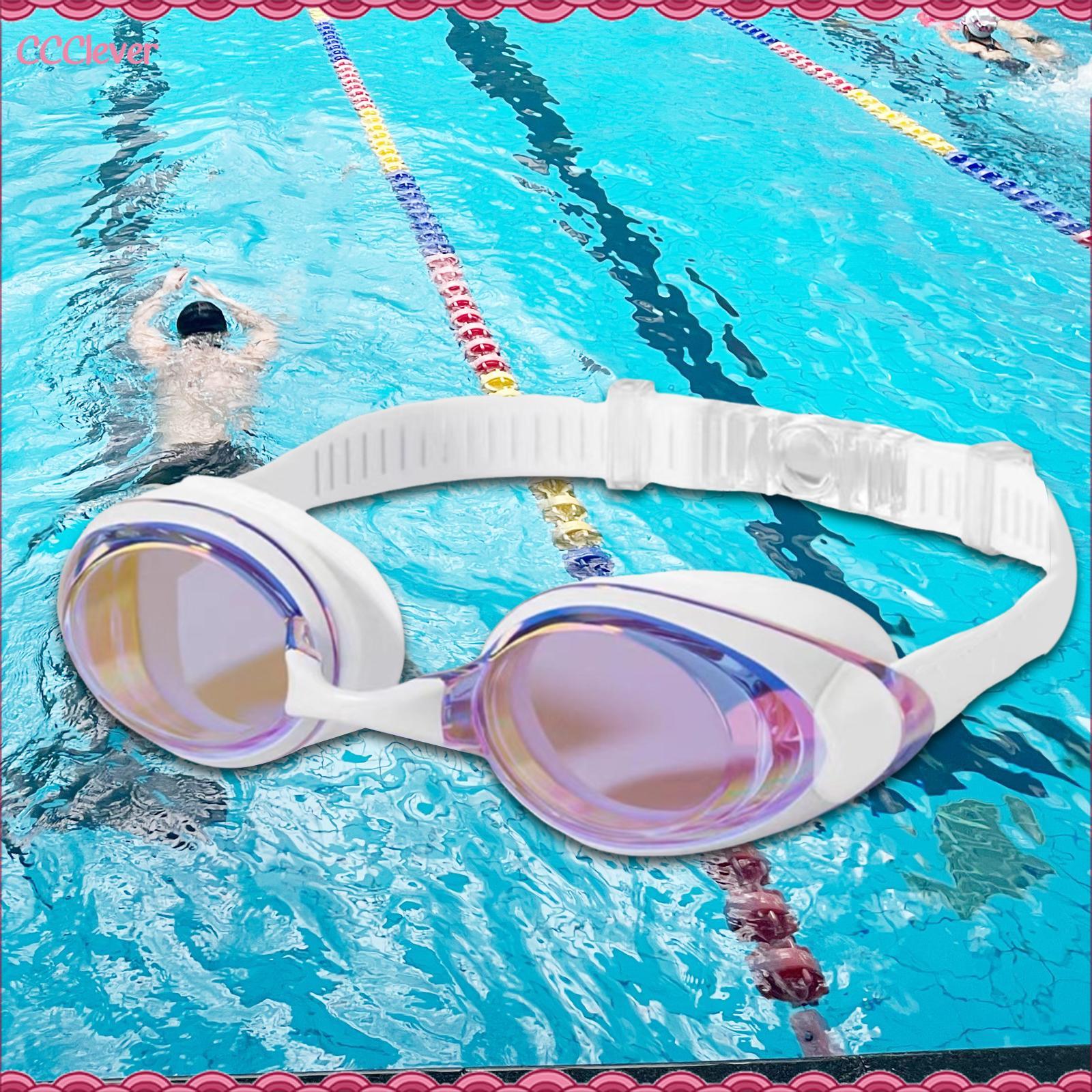 CCclever Kính bơi kính bơi leakproof chuyên nghiệp chống nước Trọng lượng nhẹ Eyewear cho hồ bơi lặn lặn