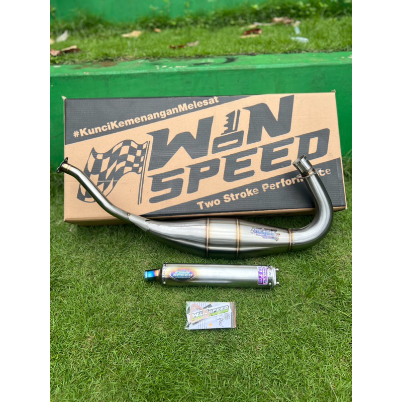 KNALPOT RACING KOBRA MEDIUM NINJA R SS RR ORIGINAL WIN SPEED PERFOMANCE Harga 1,320,000 rupiah*Gratis Ongkir