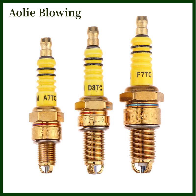 Aolie 1pcs Bugi 3 điện cực Ba a7tc d8tc cho GY6 CG 50 70 110 125 150cc