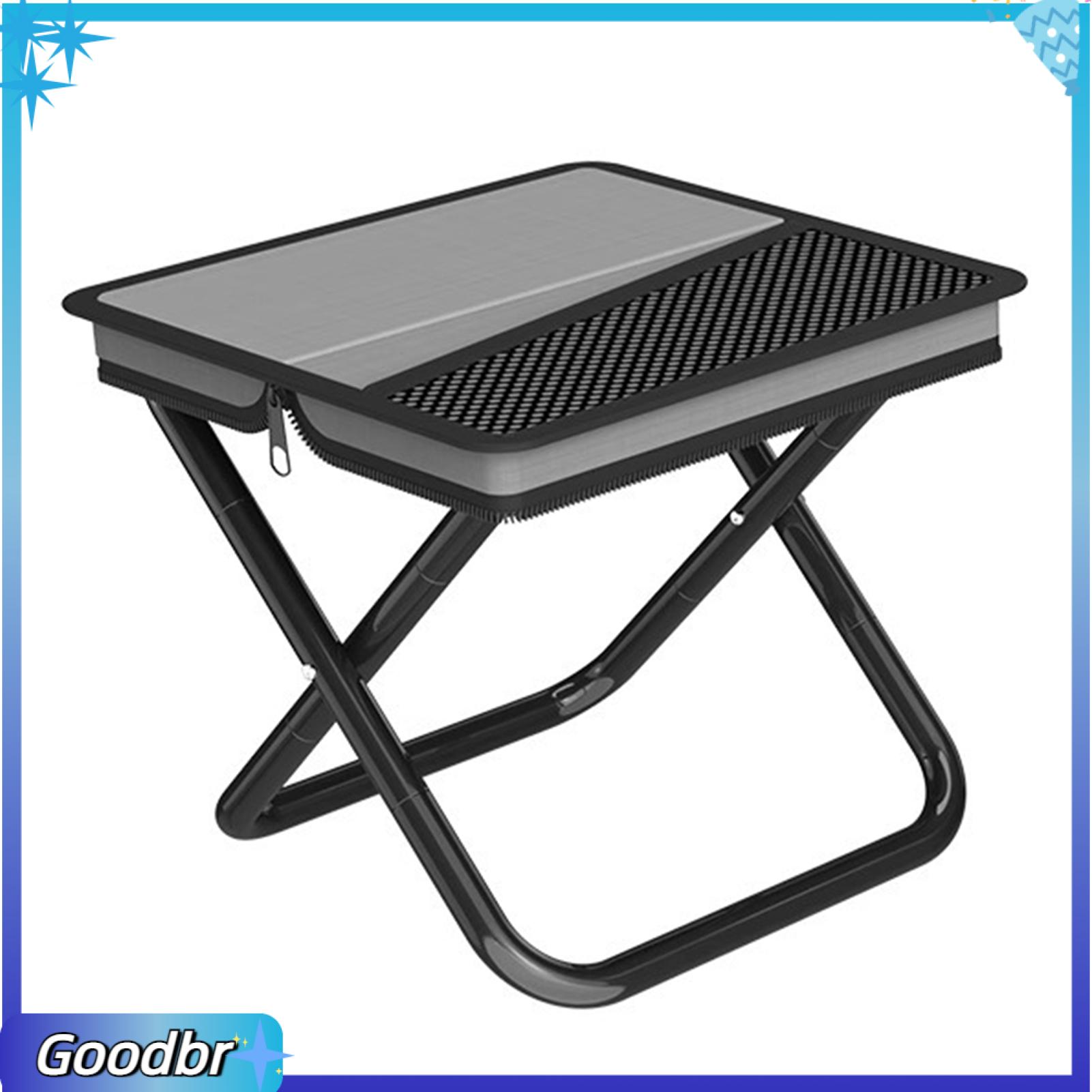 Goodbro Ghế gấp ngoài trời Dụng cụ gấp gọn với tam giác hỗ trợ Ghế đẩu gấp di động Dụng cụ gấp gọn với mang theo túi cho cắm trại ngoài trời và dã ngoại Trọng lượng nhẹ và không thấm nước chỗ ngồi cho Backpacking bãi biển câu cá cho du lịch