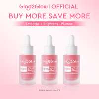 [NEW LAUNCH] Glad2Glow PDRN 10% Niacinamide 3% TXA Brightening Serum 20ml Repair Brighten Plump Skin Even Out Skin Tone Hydrate Glowing For Healthy Looking  Skin  Lightweight Fast-absorbing Formula