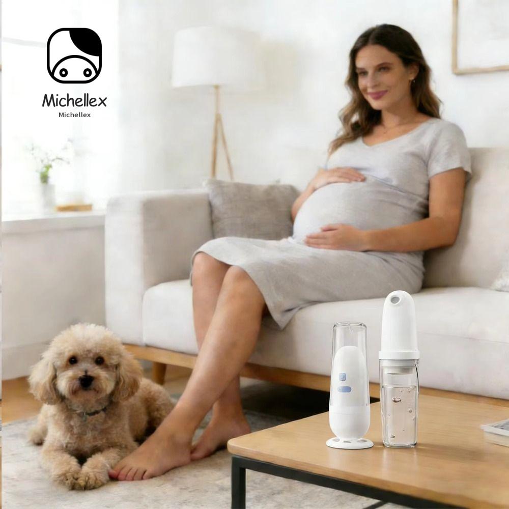 ของใช้แม่และเด็ก SIRENXI การปรับความเร็วสามระดับ โถสุขภัณฑ์แบบพกพา การทำความสะอาด ชาญฉลาด บิเดต์แบบถือด้วยมือ เครื่องพ่นสารเคมี ดีไซน์พกพาสะดวก ขวดน้ำสำหรับบิเดต์ สำหรับ 3.7 โวลต์/500mAh สุขอนามัยหลังคลอด