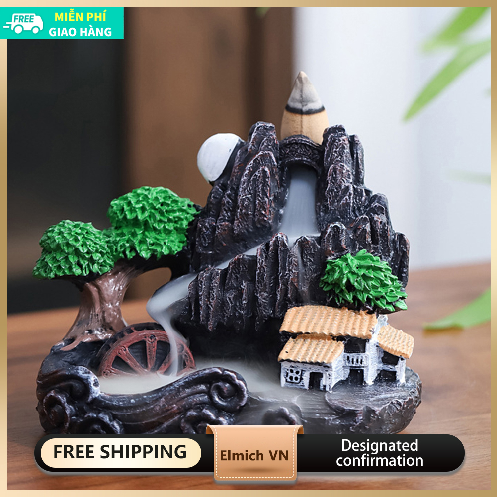 Lư hương đảo ngược bằng gốm sứ đồ trang trí sáng tạo lư hương gỗ đàn hương Lư hương lư hương tại nhà Thiền Lư hương chảy ngược bằng gốm sứ đồ trang trí sáng tạo hương trầm hương gỗ đàn hương Lư hương tại nhà Thiền