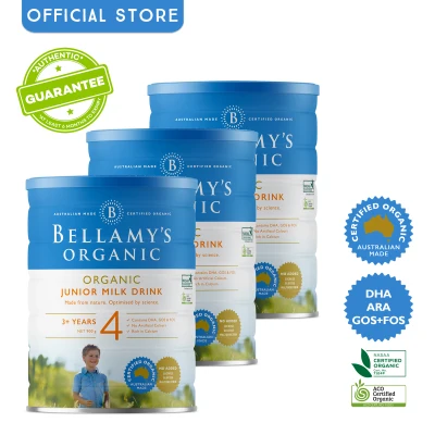 Bellamy's Organic Step 4 Junior Milk Drink (3+ years) 900g x 3